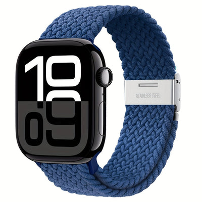 Adjustable Nylon Braided Solo Loop Strap for Apple Watch