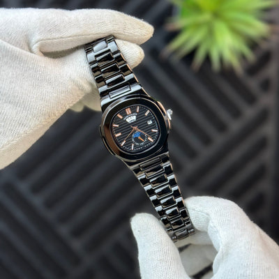 Patek Philippe – Nautilus - Moon Phases - Full Black