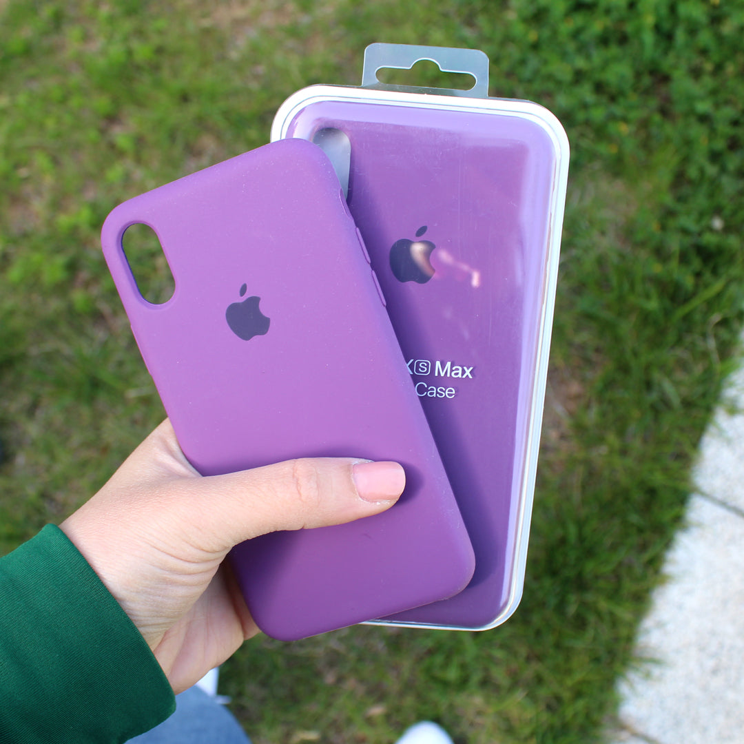 iPhone Silicone Case (Eggplant)