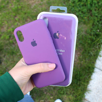 iPhone Silicone Case (Eggplant)