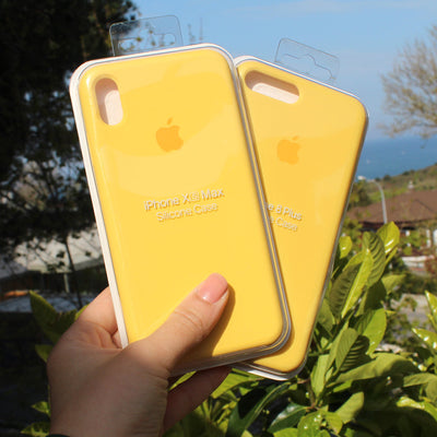 iPhone Silicone Case (Yellow)