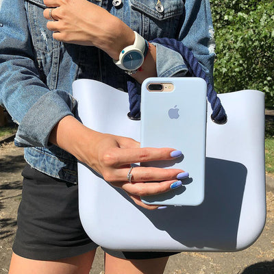 iPhone Silicone Case (Sky Blue)