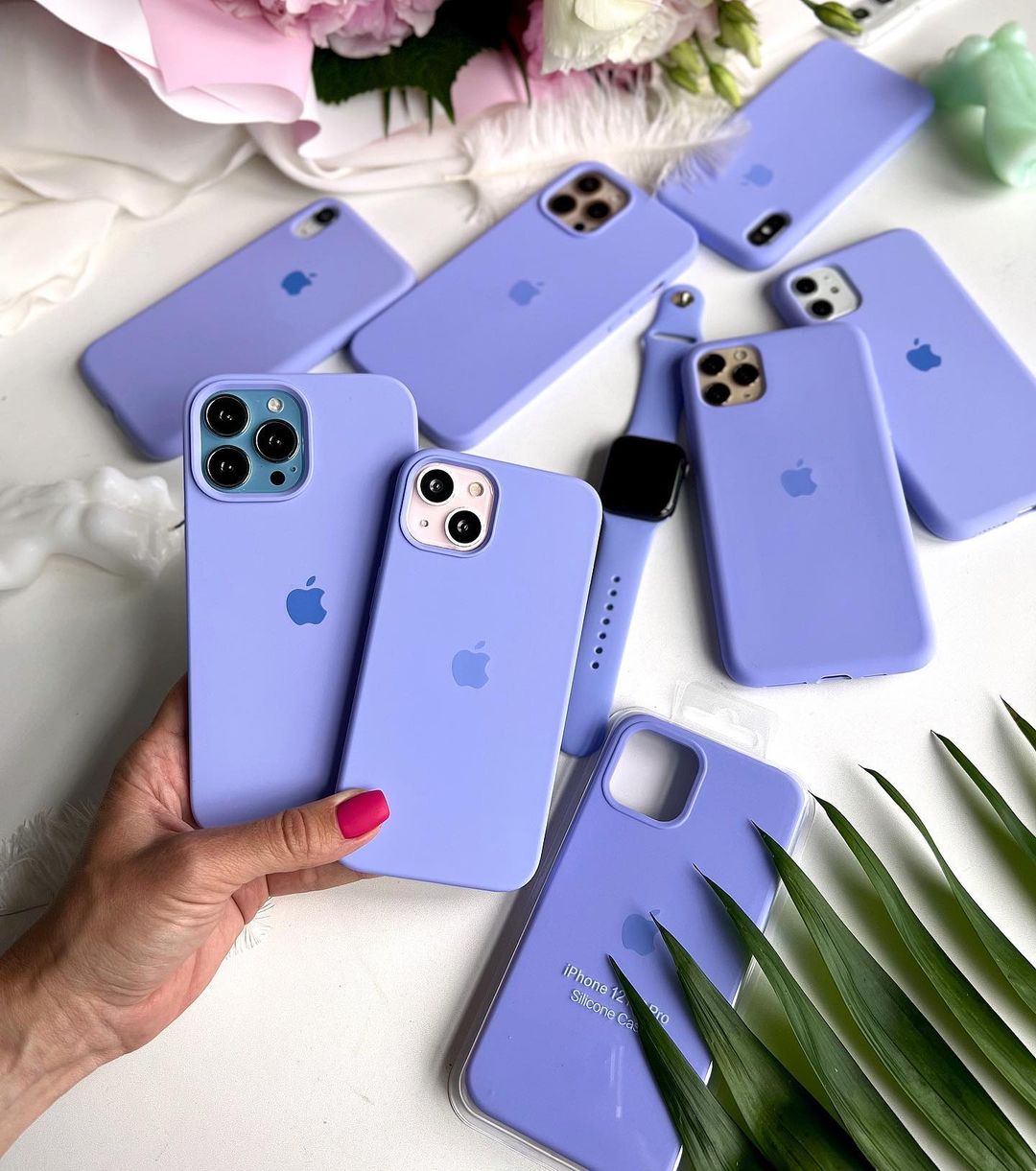 iPhone Silicone Case (Lilac)