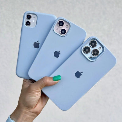 iPhone Silicone Case (Sky Blue)
