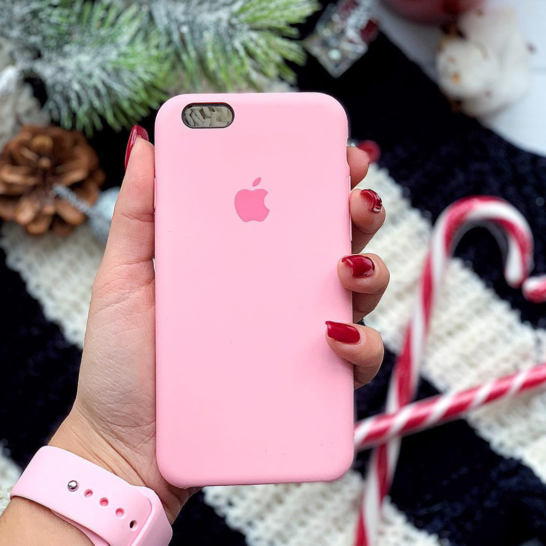 iPhone Silicone Case (Candy Pink)