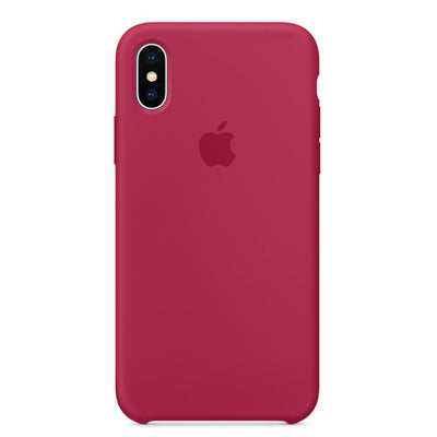 iPhone Silicone Case (Rose Red)