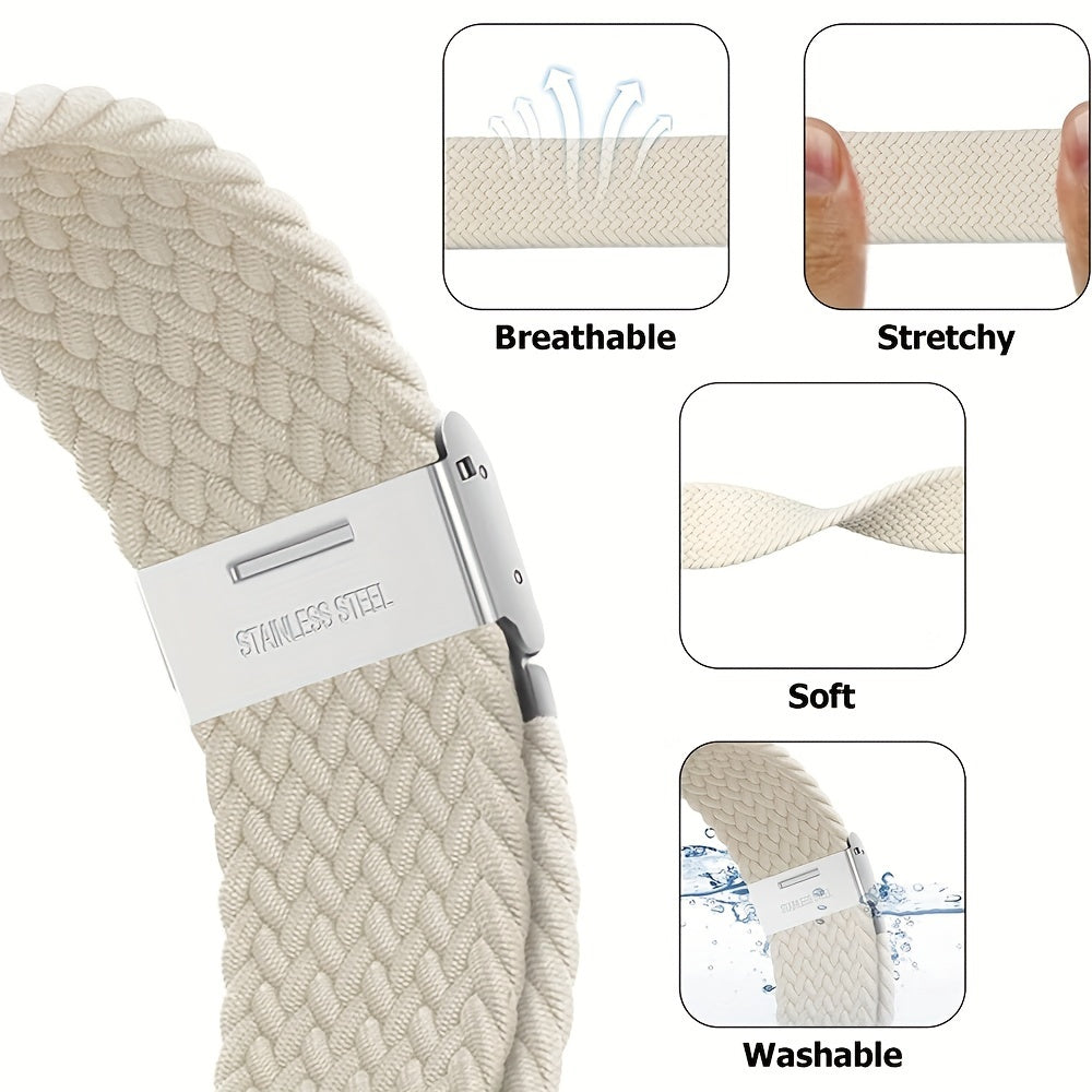 Nylon Braided Solo Loop Strap for Apple Watch -