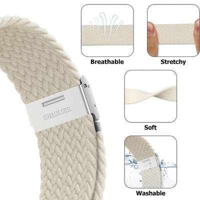 Nylon Braided Solo Loop Strap for Apple Watch -