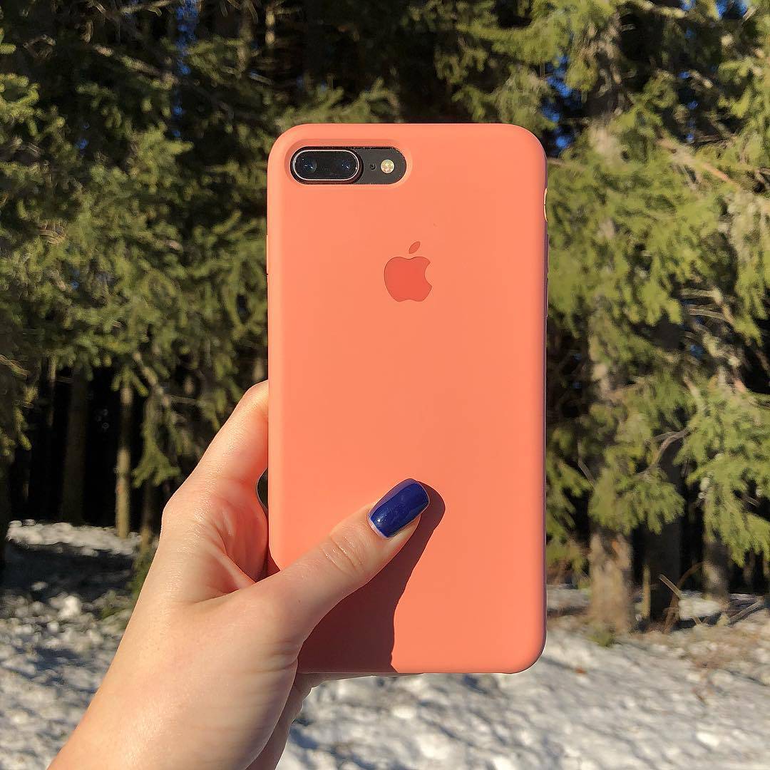 iPhone Silicone Case (Papaya)