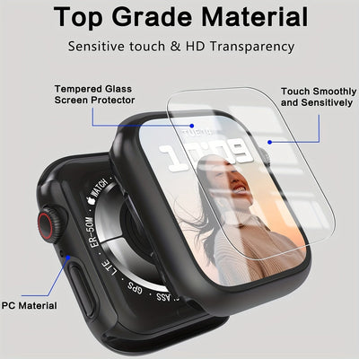 Ultra-Thin Hard PC Case with Screen Protector for Apple Watch