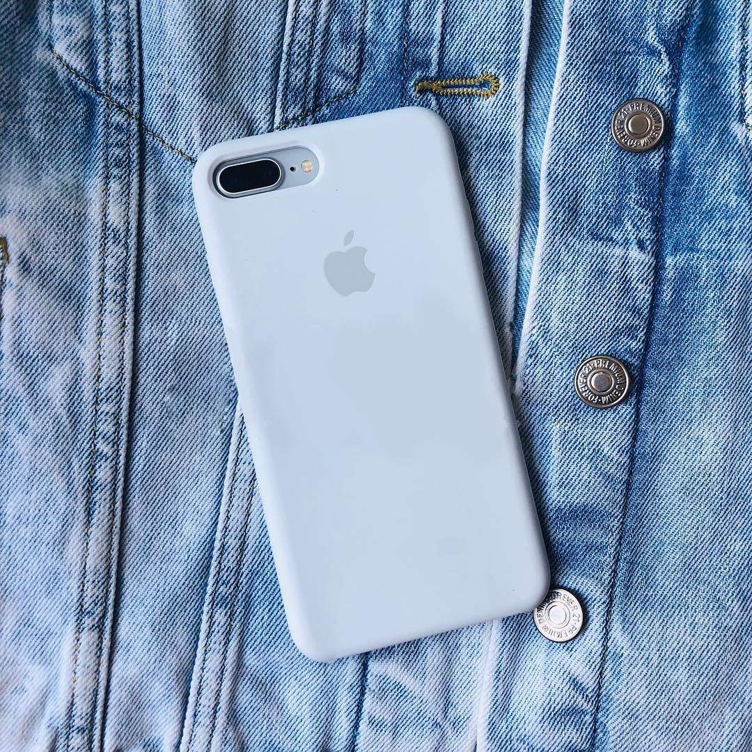 iPhone Silicone Case (Sky Blue)