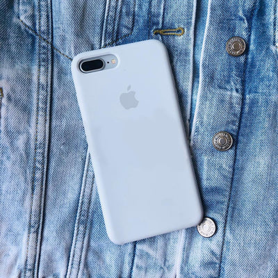 iPhone Silicone Case (Sky Blue)