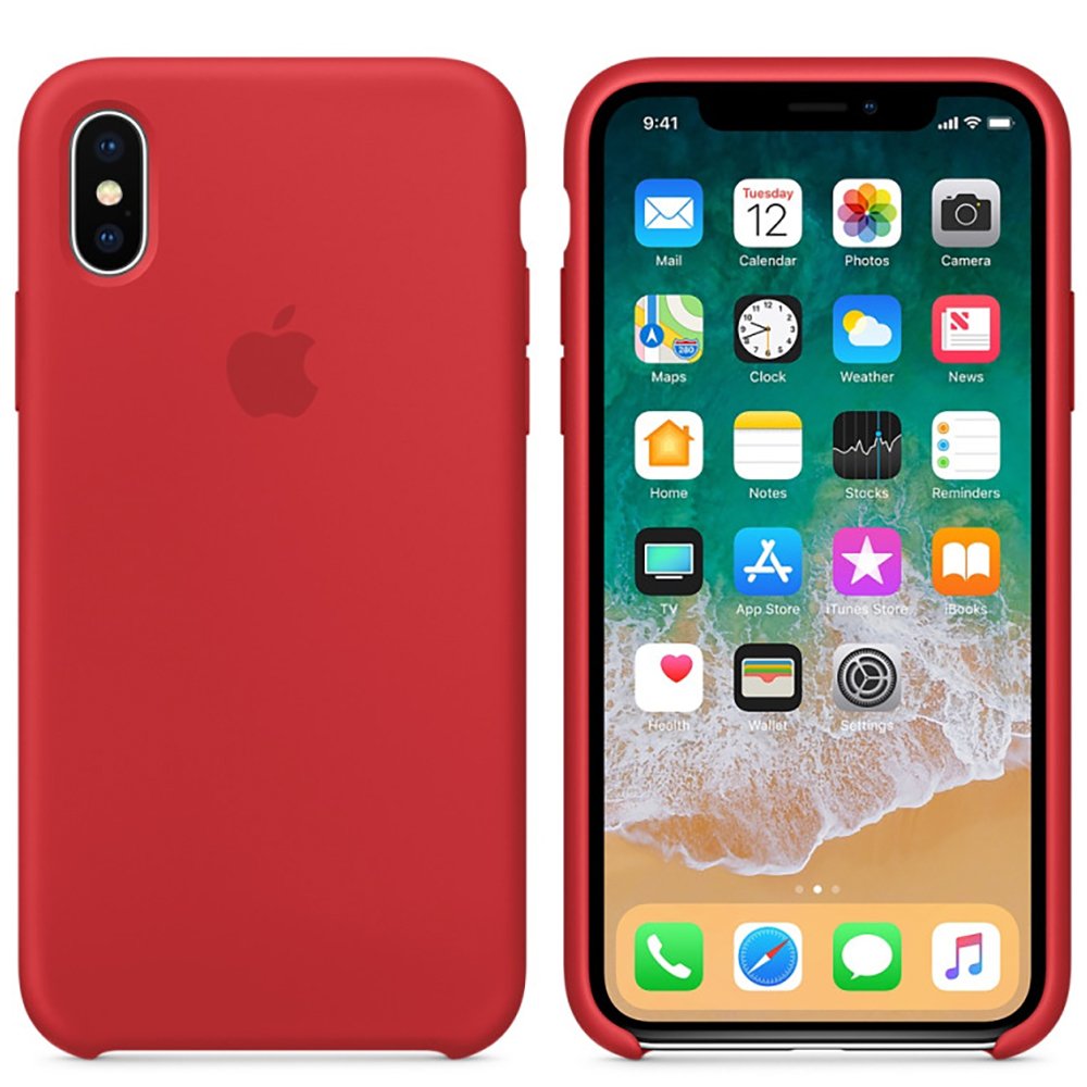 iPhone Silicone Case (Red)