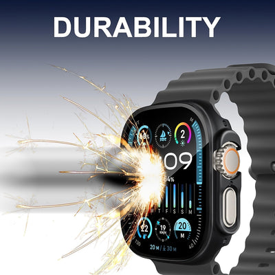 Crystal Clea Tempered Glass Screen Protector for Apple Watch