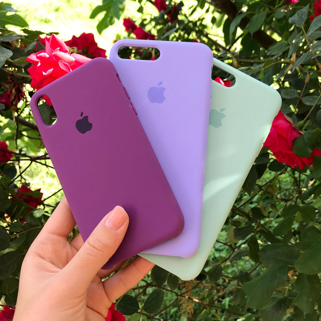iPhone Silicone Case (Eggplant)
