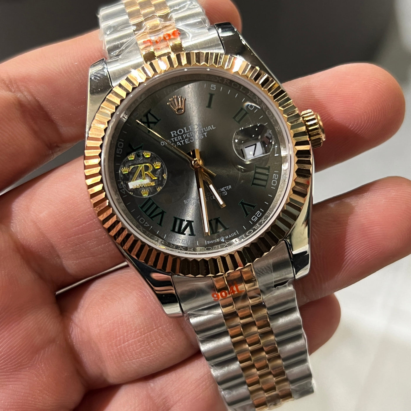 ROLX MASTER PLUS WATCH TWO TONE AUTOMATIC