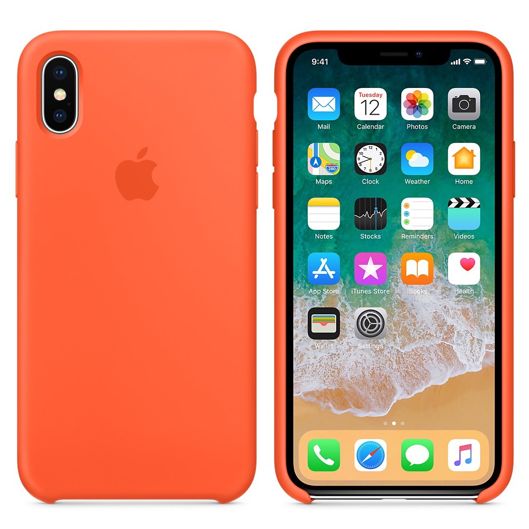 iPhone Silicone Case (Nectarine)