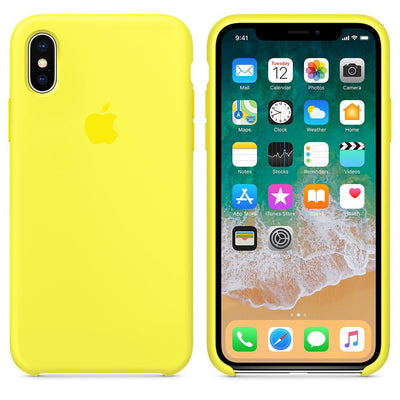 iPhone Silicone Case (Flash Yellow)