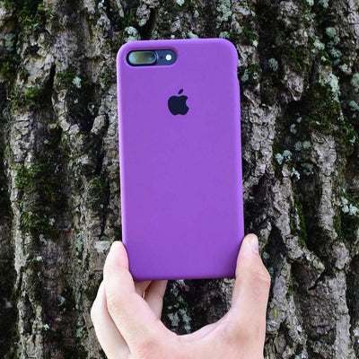 iPhone Silicone Case (Eggplant)
