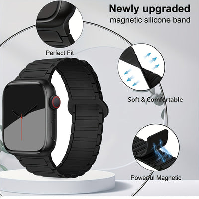 Magnetic Silicone Sport Band for Apple Watch
