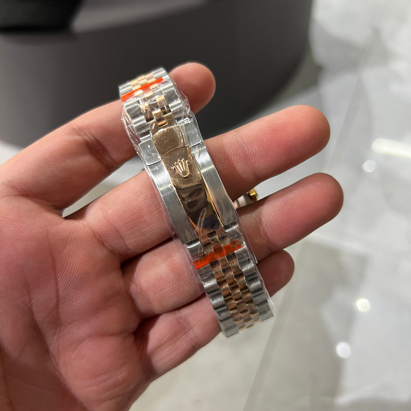 ROLX MASTER PLUS WATCH TWO TONE AUTOMATIC