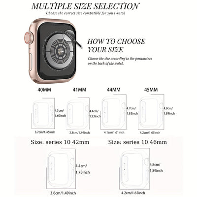 Ultra-Thin Hard PC Case with Screen Protector for Apple Watch