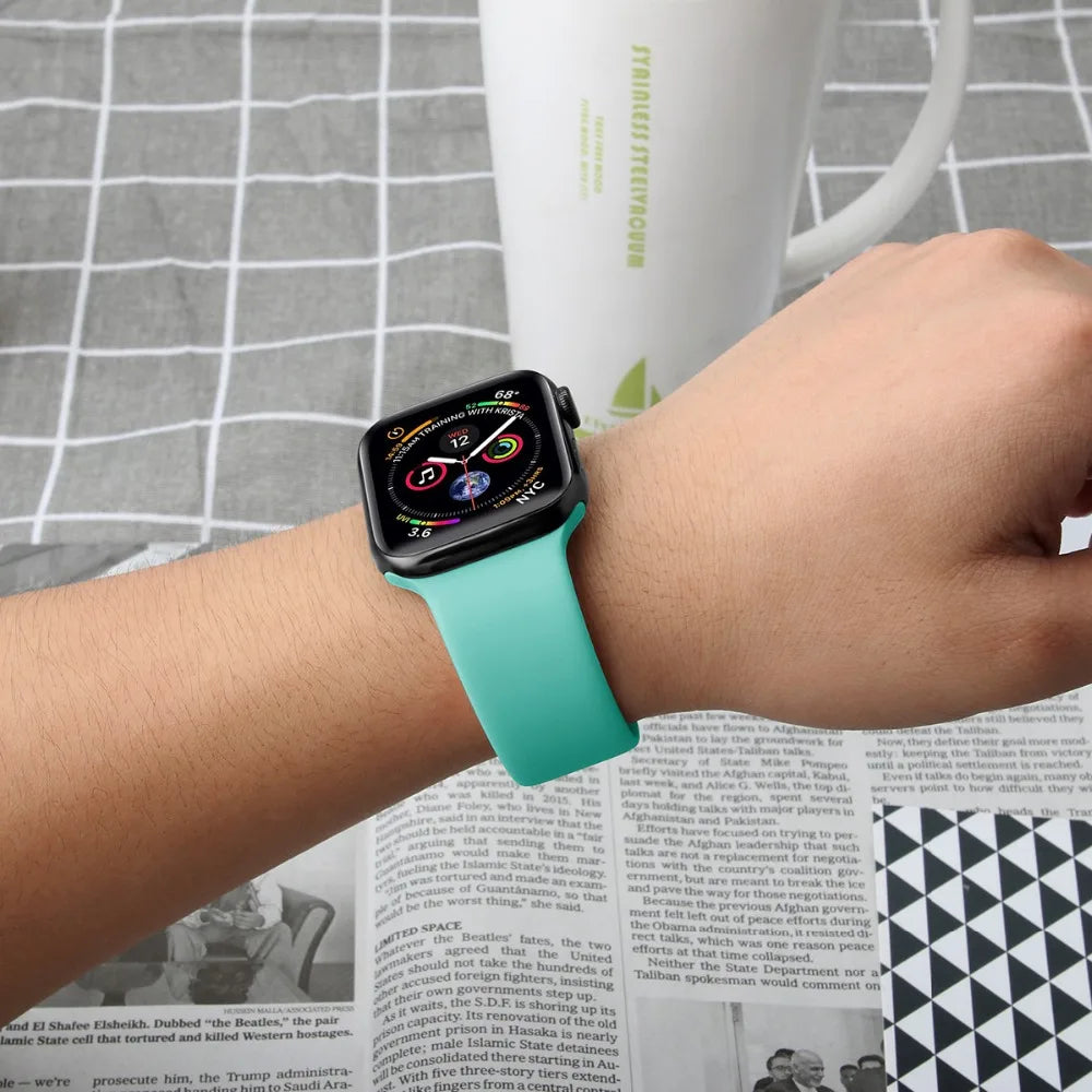 Silicone Strap For Apple Watch Band