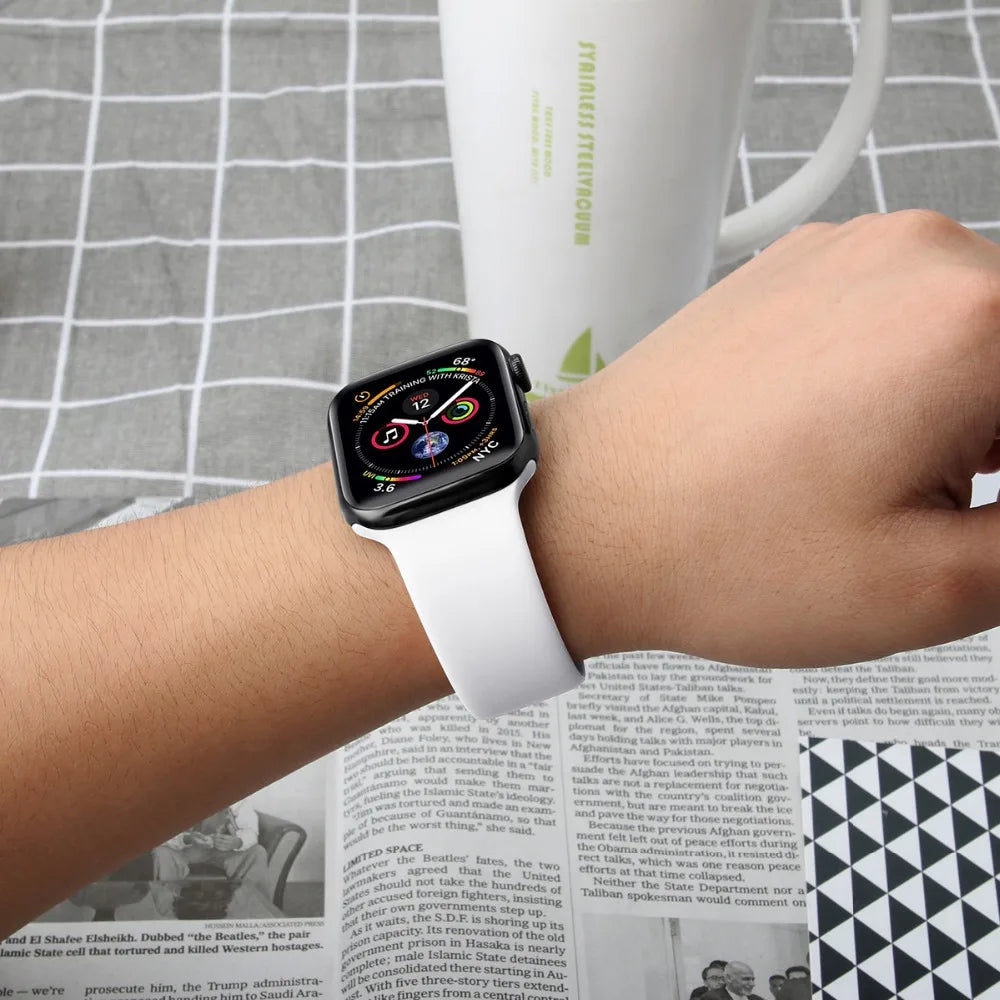 Silicone Strap For Apple Watch Band