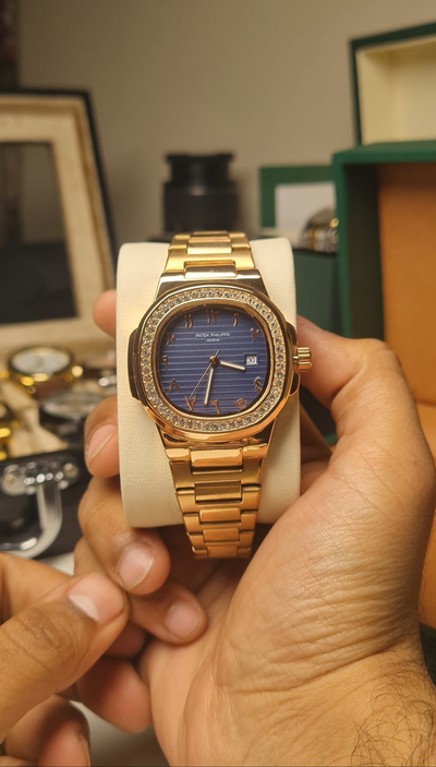 Patek Philippe Stoned (Navy Blue)