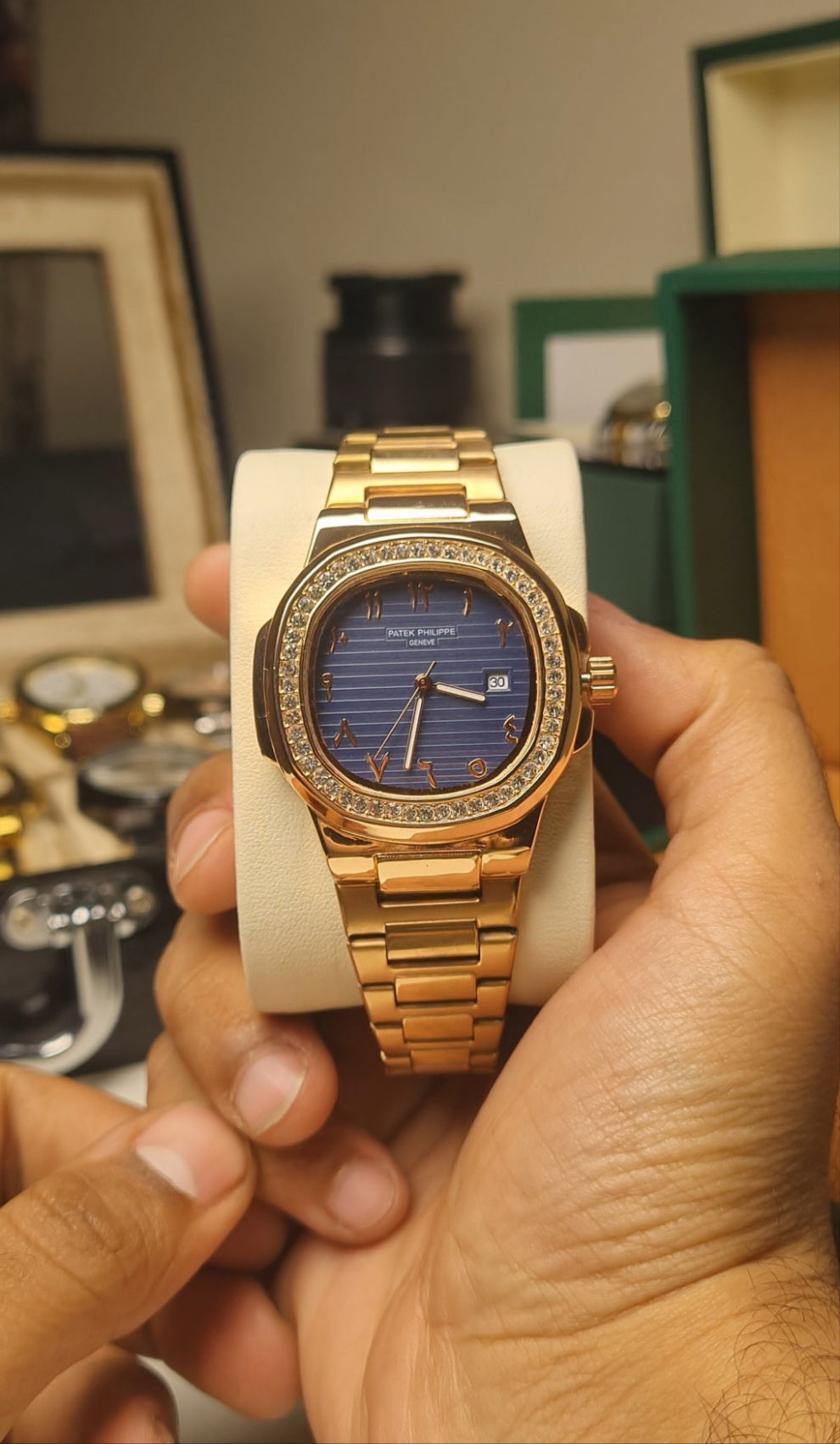 Patek Philippe Stoned (Navy Blue)