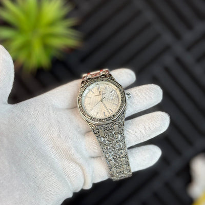 AP Engraved luxury watch