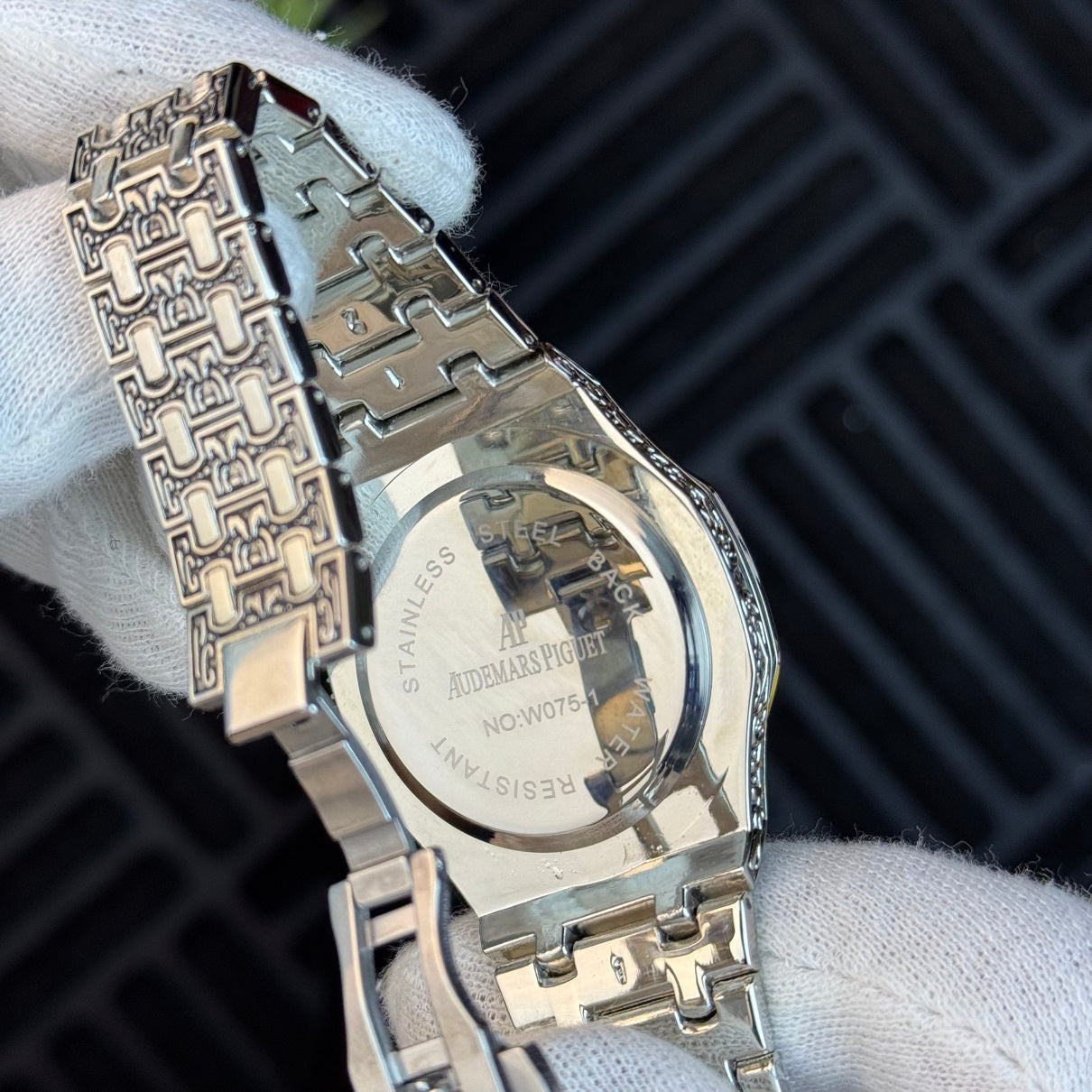 AP Engraved luxury watch