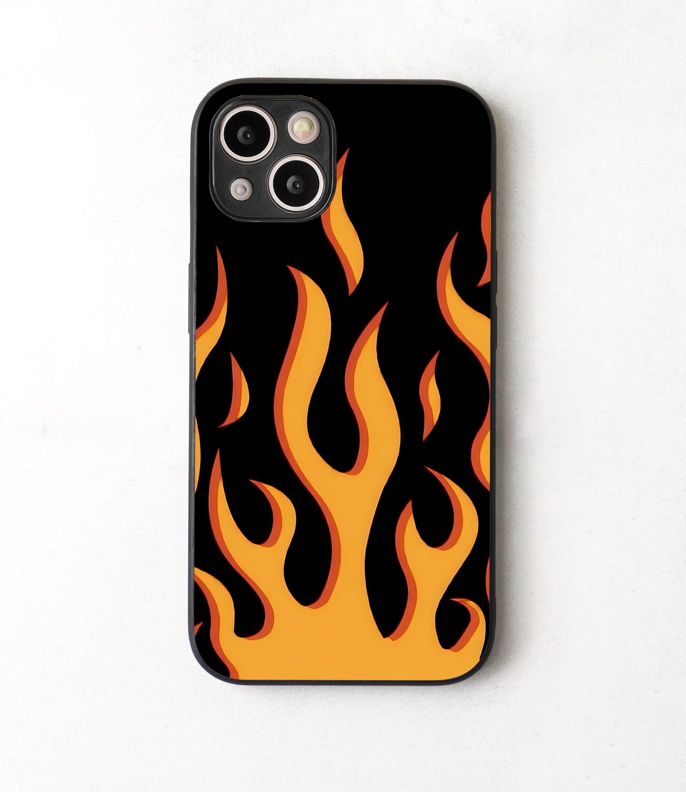 Yellow Fire glossy Case
