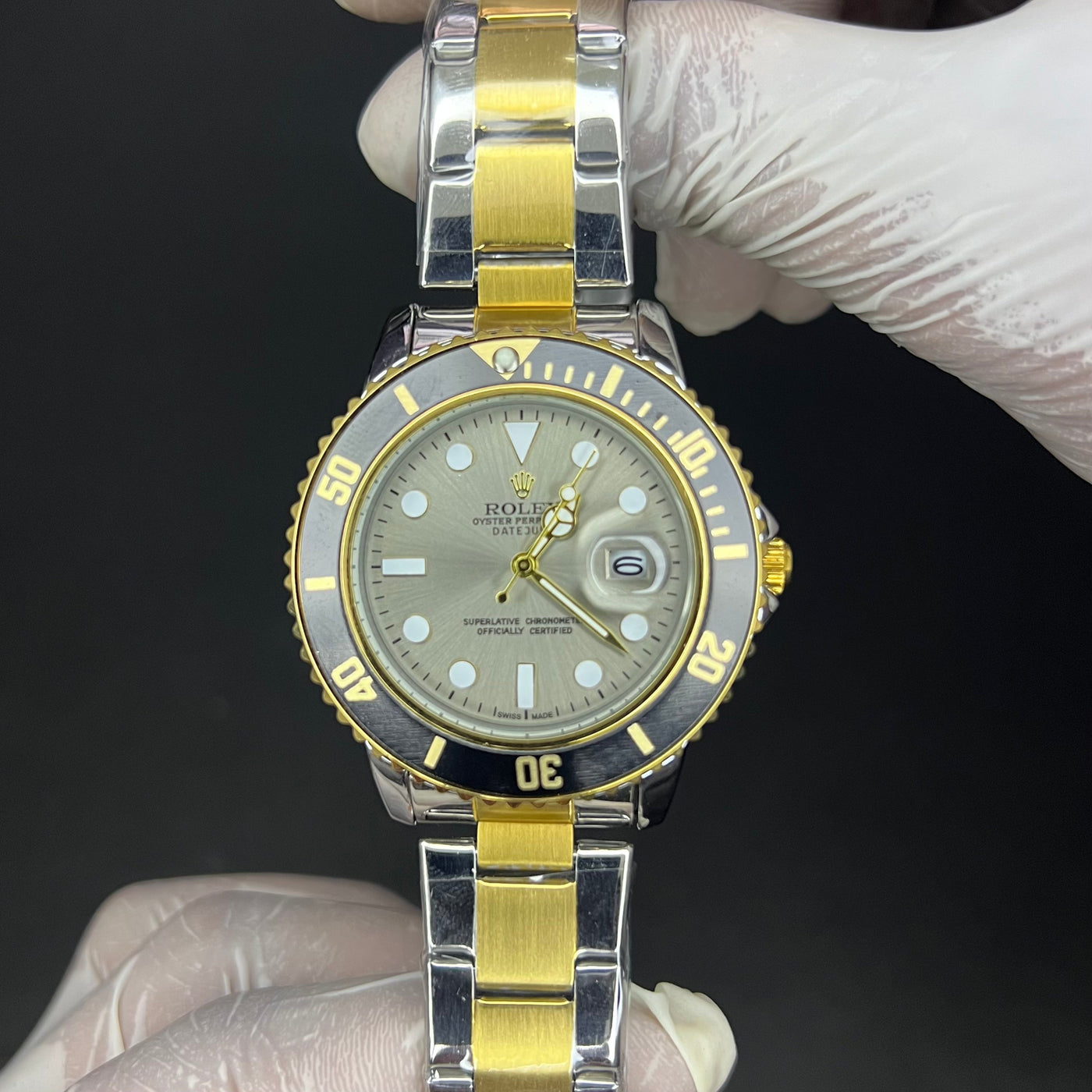 Rolex Submariner Two Tone Gray