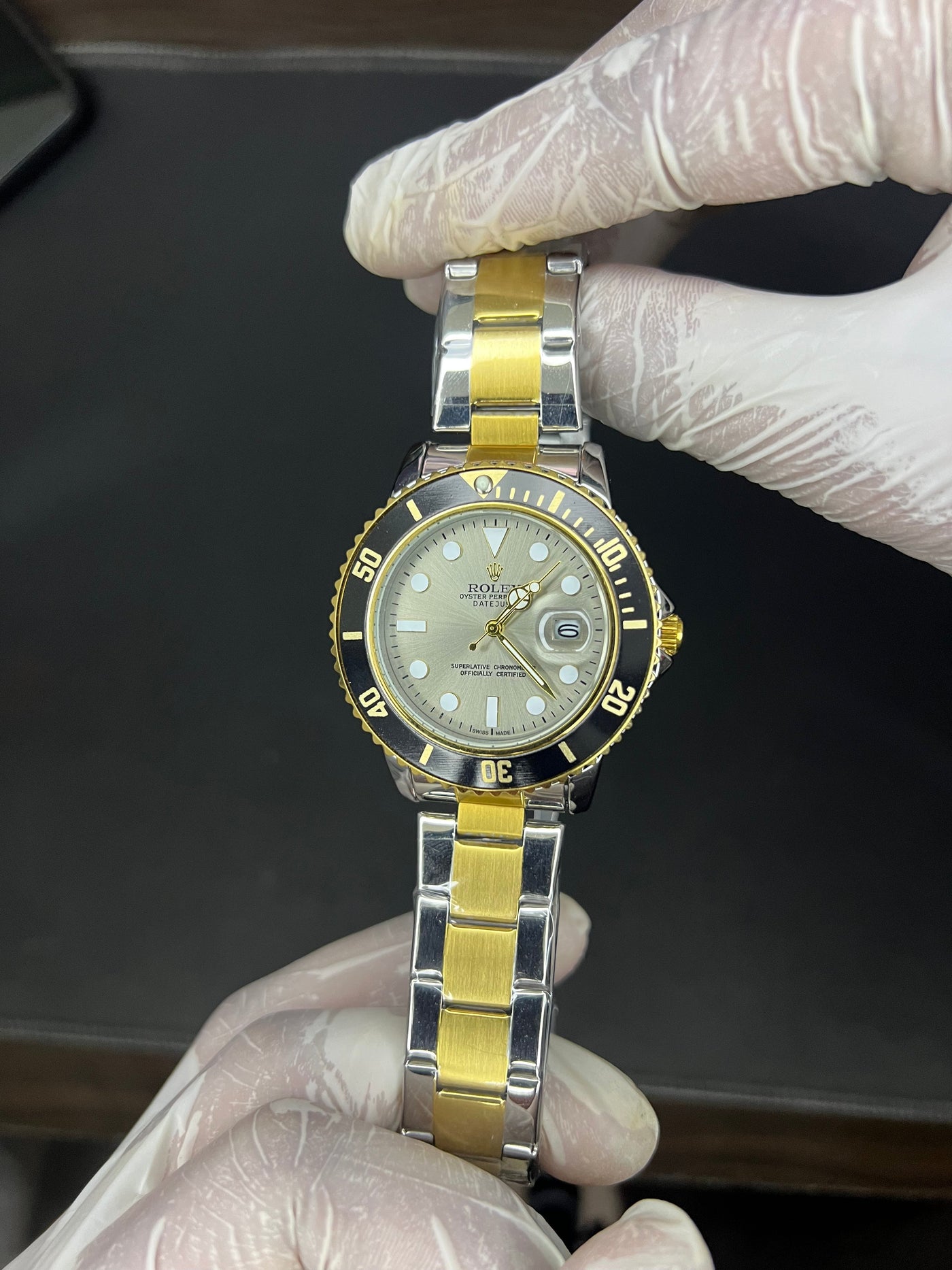 Rolex Submariner Two Tone Gray