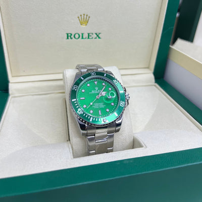 Rolex Submariner Date Silver Green