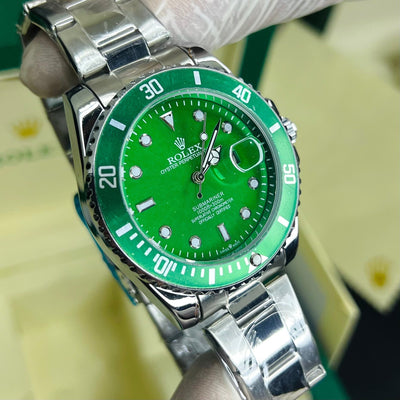 Rolex Submariner Date Silver Green