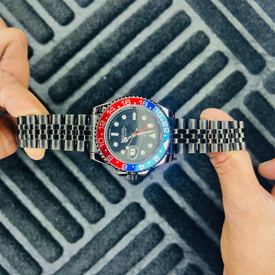 Rolex GMT Master Pepsi Full Black