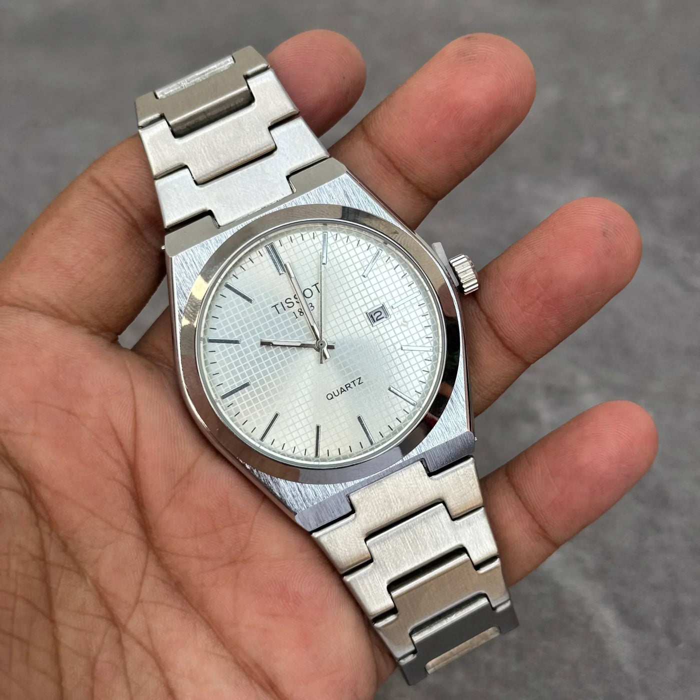 Tissot PRX Chain Watch - Silver White