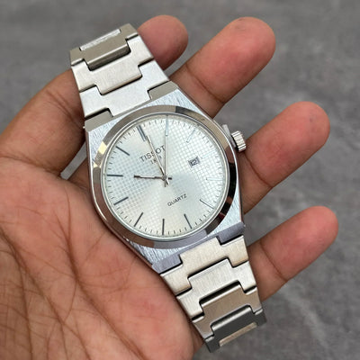 Tissot PRX Chain Watch - Silver White