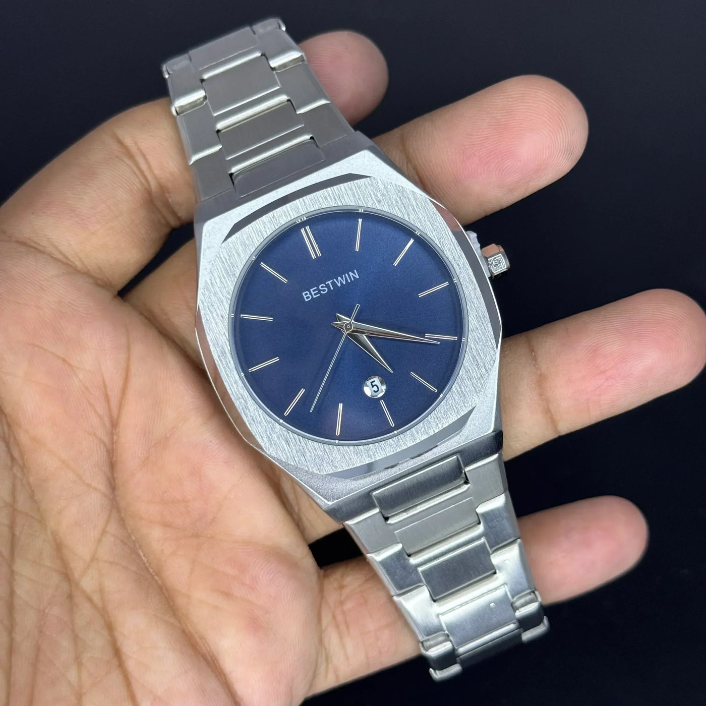 Bestwin Watch - Silver Blue