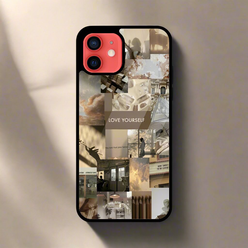 Love yourself (phone glass case)
