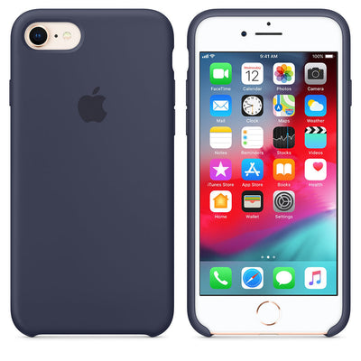 iPhone Silicone Case (Midnight Blue)