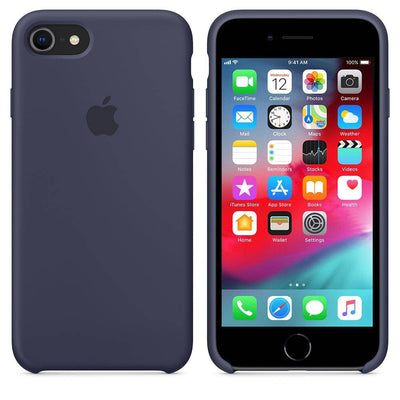 iPhone Silicone Case (Midnight Blue)
