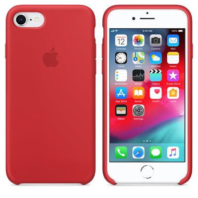 iPhone Silicone Case (Red)