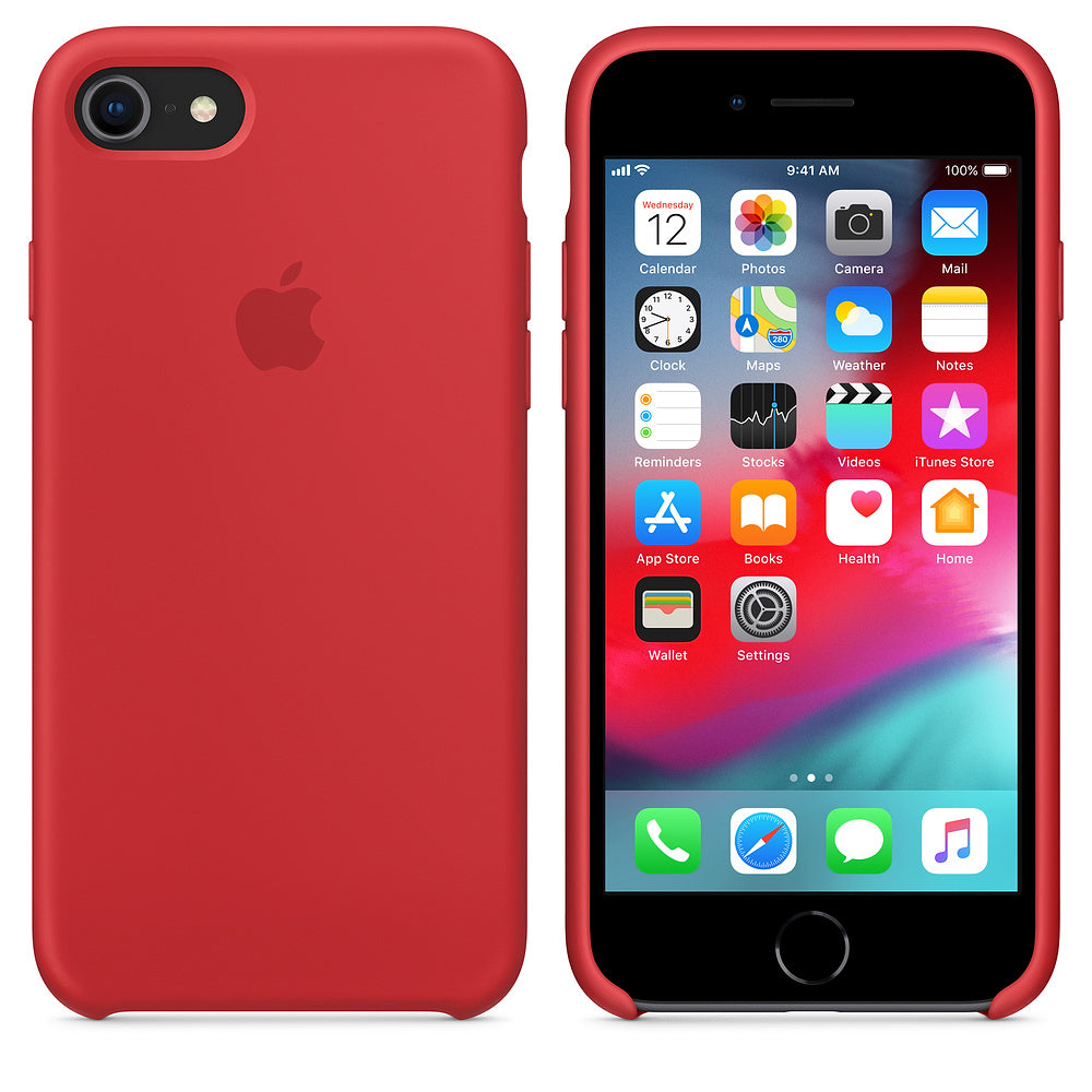 iPhone Silicone Case (Red)