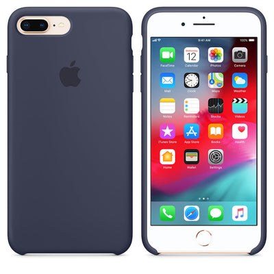 iPhone Silicone Case (Midnight Blue)