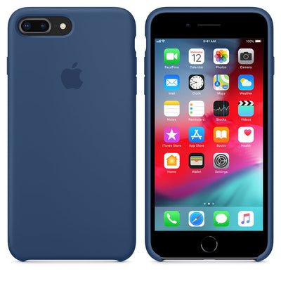iPhone Silicone Case (Cobalt Blue)