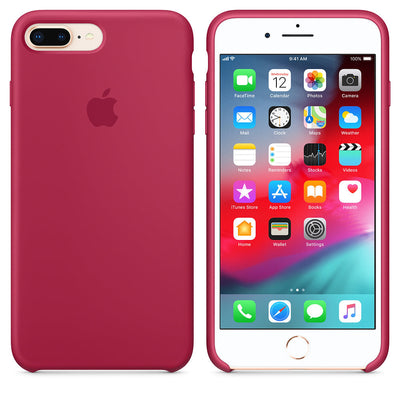 iPhone Silicone Case (Rose Red)