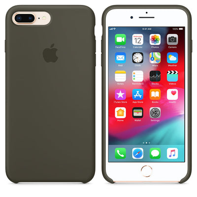 iPhone Silicone Case (Dark Olive)